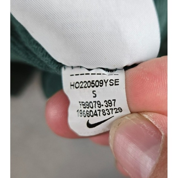 Nike Sport & Sanctuary Wellness Hoodie Sweatshirt Mens Small Green Embroidered - Picture 7 of 14